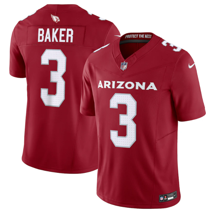 Men's Arizona Cardinals #3 Budda Baker Red Vapor Untouchable F.U.S.E. Limited Stitched Football Jersey